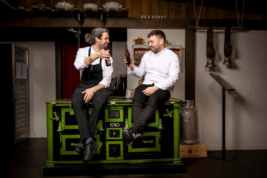 1910 Gourmet by Hausers Hotel Belvedere. Köche: Dávid Imre Rózsa, José Eduardo Cunha. Aufgenommen im Januar 2024 ©David Birri