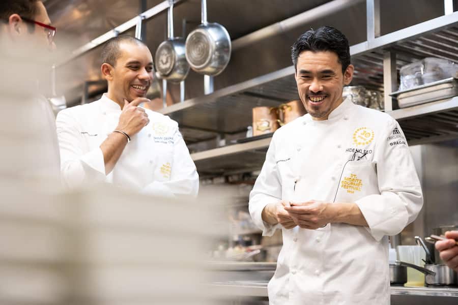 4-Hands-Dinner Hideaki Sato & Tristin Farmer, Badrutt's Palace Hotel