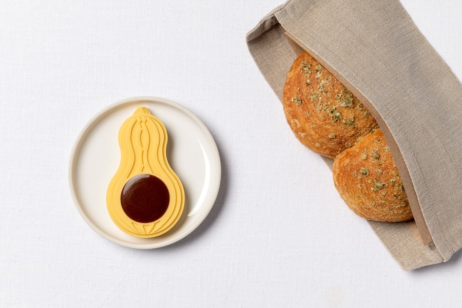 Brot und Kürbisbutter