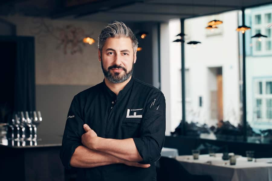 Ackermannshof, Chefkoch Flavio Fermi, 19.08.2021, Foto Lucia Hunziker Flavio Fermi, Ackermannshof, Basel © Lucia Hunziker