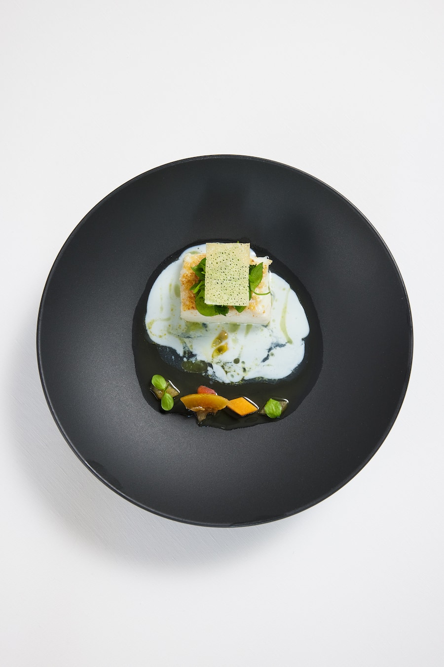 Heilbutt mit eingelegter Melone