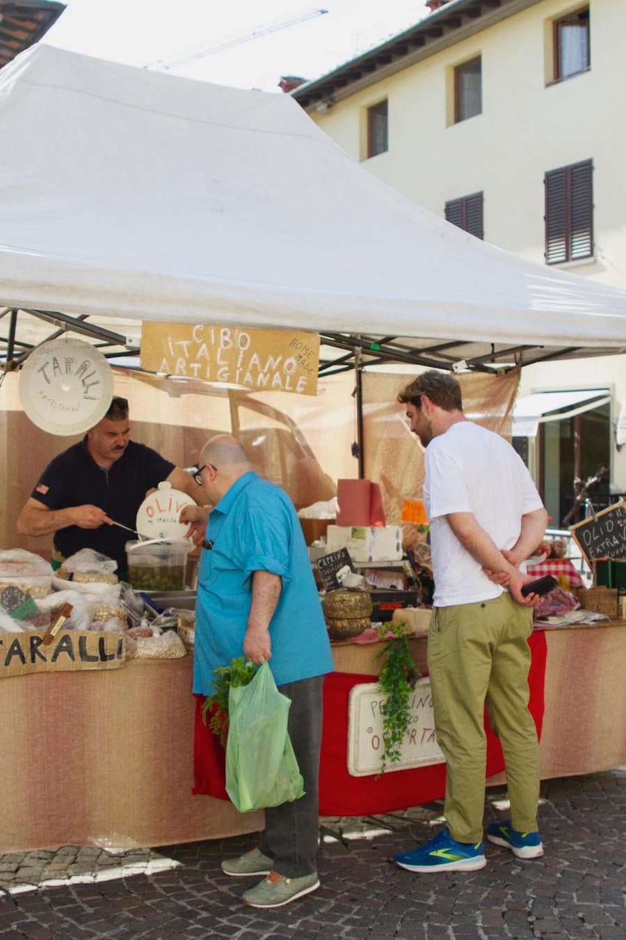 Italianità im besten Wortsinne: Colaianni und Lange am Markt.