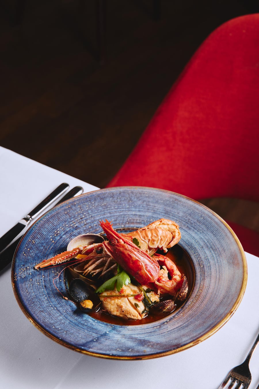 Caciucco Livornese - Fischsuppe, Tomatensugo