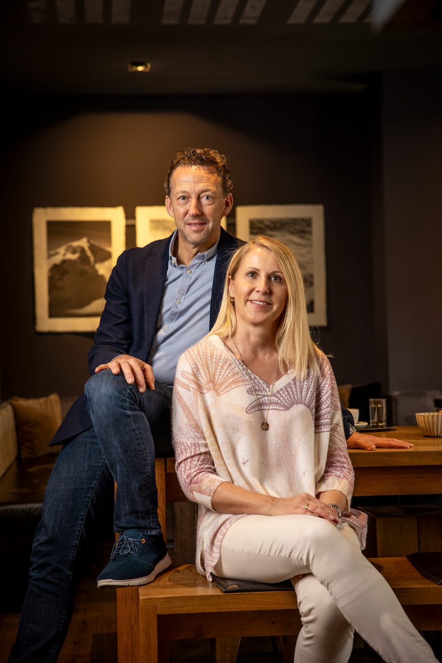 Gastgeber Franziska und Simon Anderegg