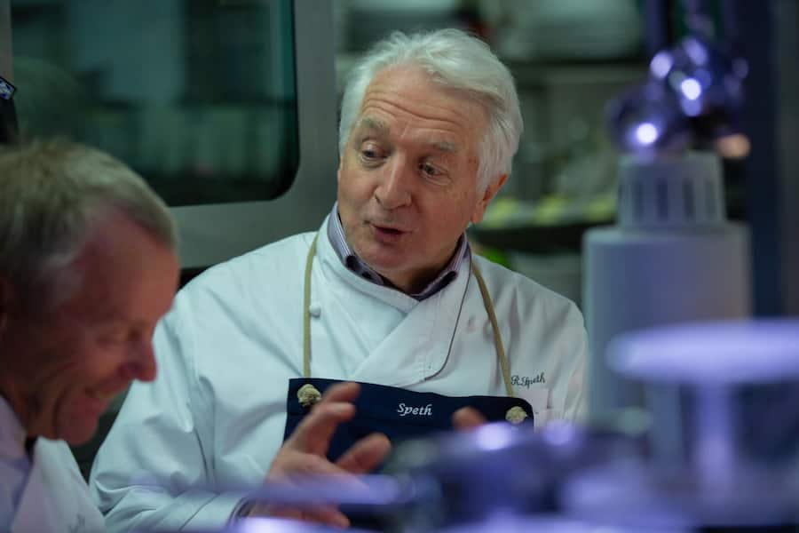 Hans-Peter Hussong mit Robert Speth.