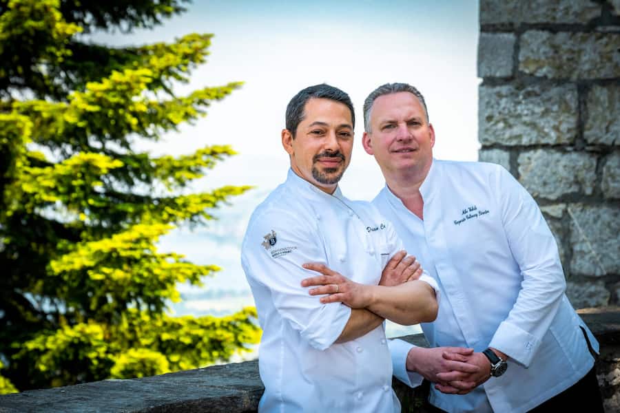 Damián Carini, Executive Pastry Chef (l.) mit Corporate Culinary Director Mike WehrleÂ