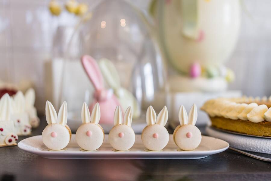 Ostereier, Osterhasen! Von «Patissier des Jahres» Damian Carini.