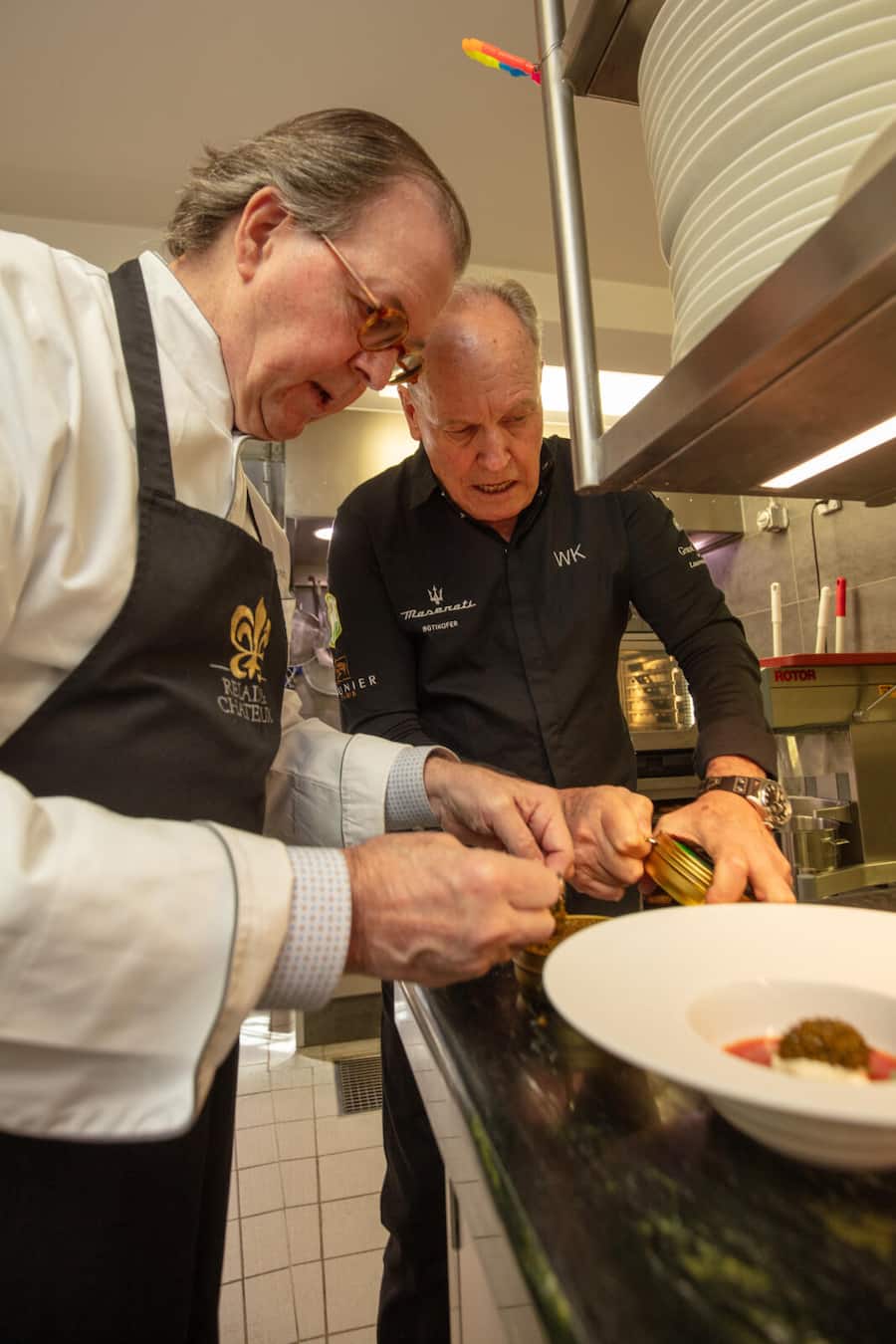 v.l. André Jaeger mit Wolfgang Kuchler