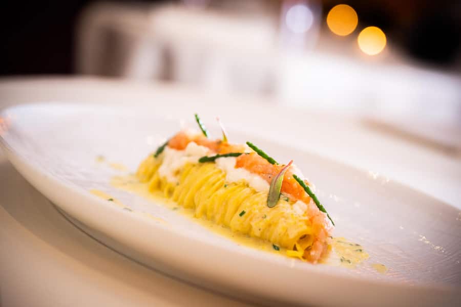 Zermatt 2023: Restaurant Capri: Tagliolini, Gamberi Rossi