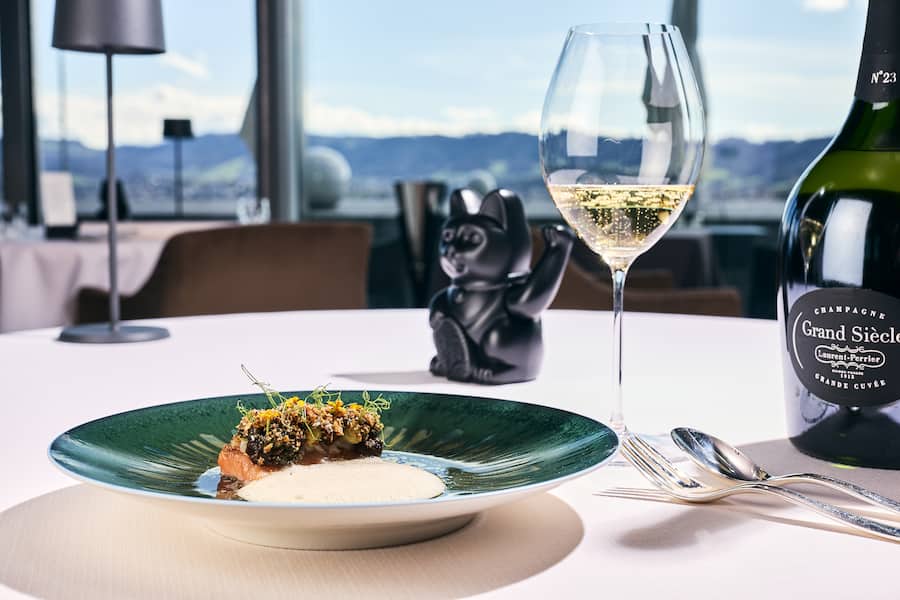 Bachtellachs - Topinambur - Grand Cuvée