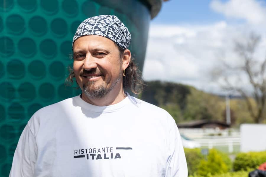 Big Green Egg Flavour Fair Aarau 2024 Chef Mischa Käser, Ristaurante Italia Fotografiert am 20.04.2024