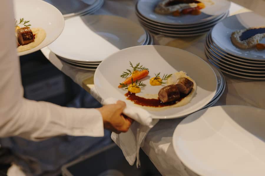 Flinker Service beim letztjährigen gemeinsamen Event der beiden Starchefs.