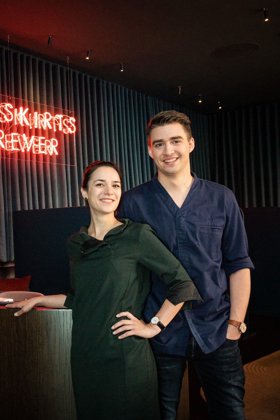 Igniv 2021: Ines Triebenbacher, Restaurantleiterin und Sommeliere, Daniel Zeindlhofer. Küchenchef