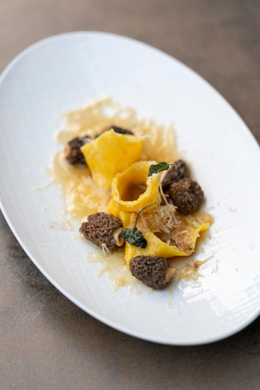 Ueli Kellenberger, Rössli Bad Ragaz, Agnolotti mit Walliser Morcheln und Sbrinz