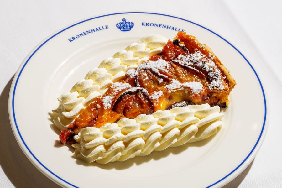 Kronenhalle Zürich Früchtekuchen Früchtewähe