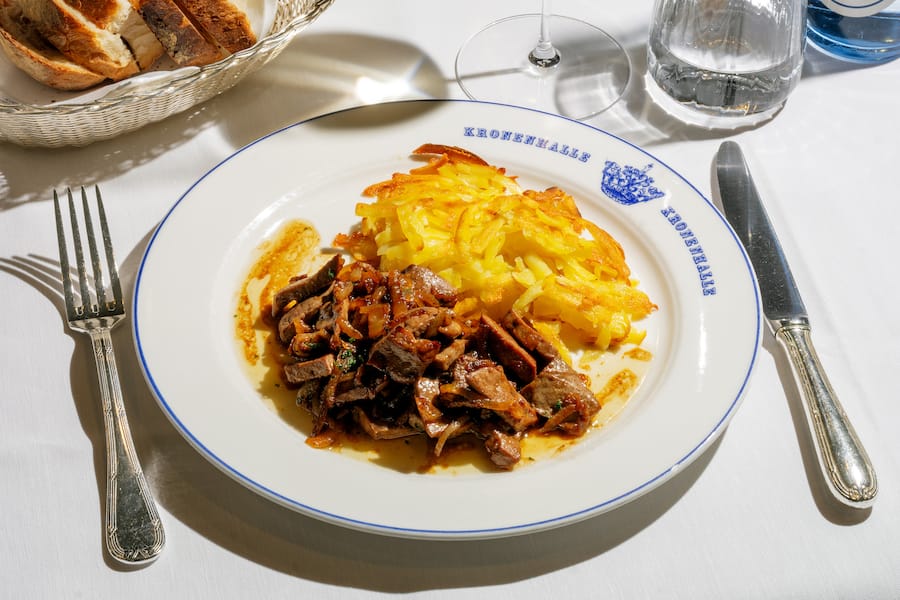 Kronenhalle Zürich Kalbsleber mit Rösti