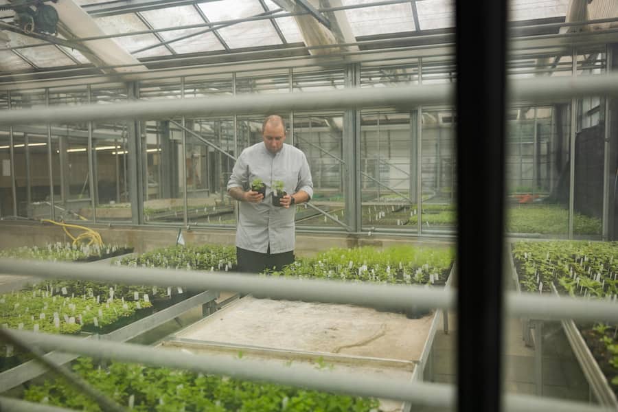 17.04.2024, Kartause Ittingen mit Chef Pascal Gorissen (photo by Remy Steiner for Gault Millau)