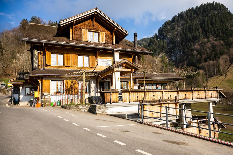 Restaurant Kaiserstock in Riemenstalden 2022