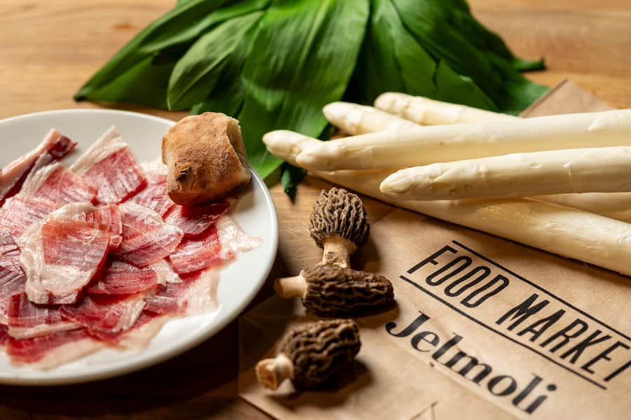 Spargeln von Caspar Ruetz im Jelmoli in Zürich