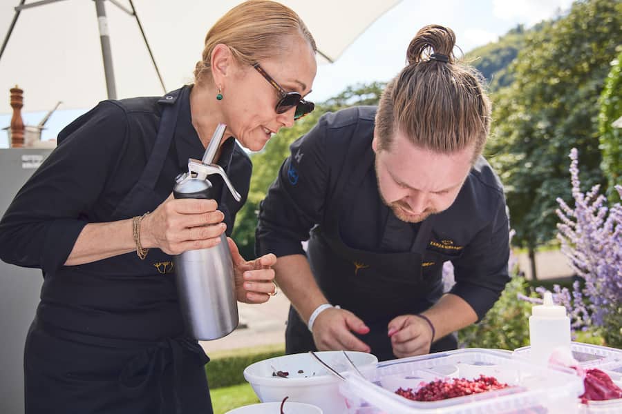 Gault Millau Garden Party 2023: Tanja Grandits und André Kneubühler
