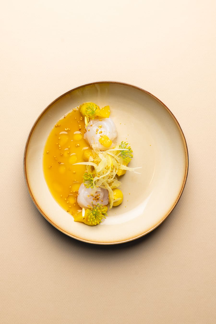 Tanja Grandits, Noémie Bernard, UBS, Zander, Yuzu-Ceviche, Sesam, Fenchel