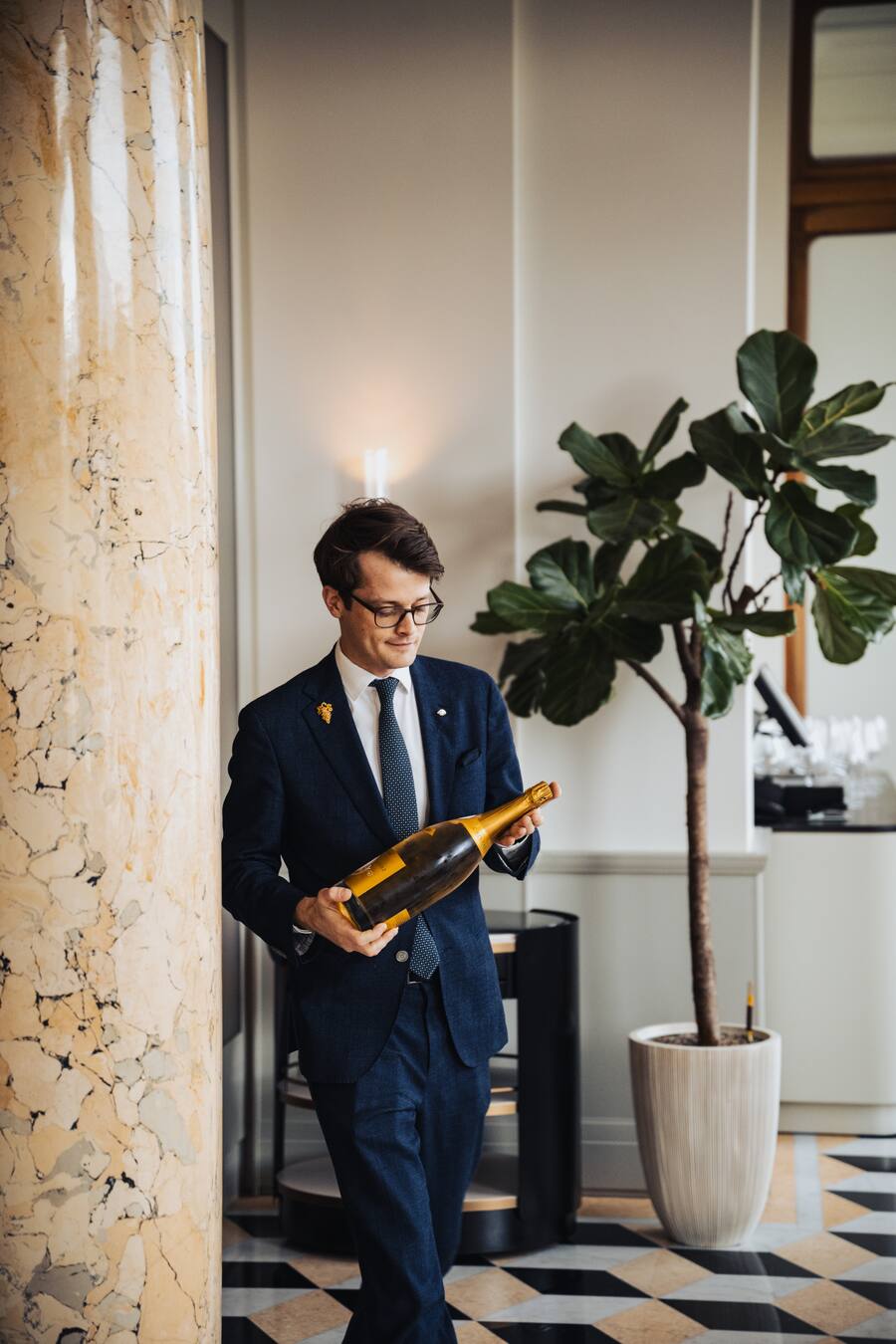 Fourhander mit Gilad Peled & Matt Abé im Mandarin Oriental Luzern - Weinservice mit Moritz Dresing