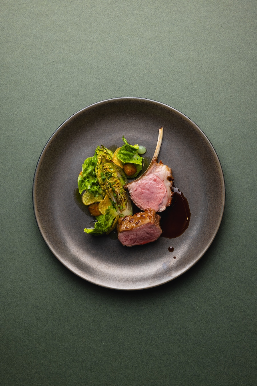 Lamm, Langpfeffer-Lack, Lattich by Tanja.