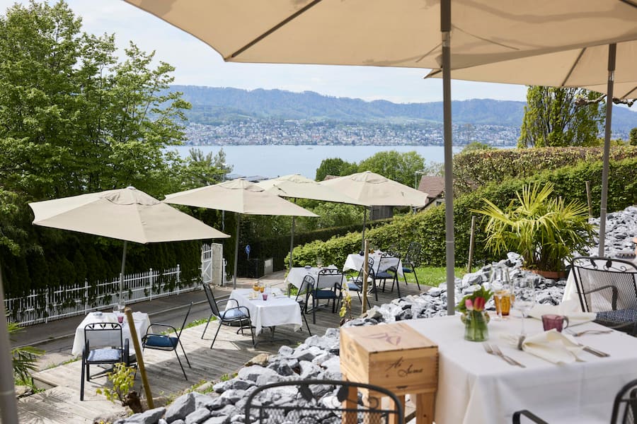 Restaurant Pflugstein Terrasse