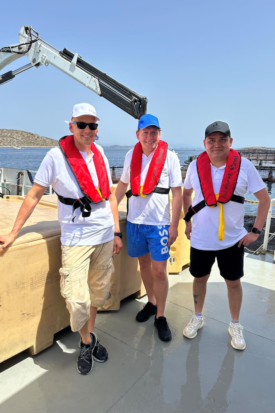 Bianchi Fischzucht in Leros