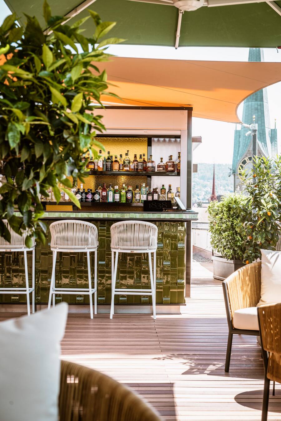 Rooftop Bar - Mandarin Oriental Savoy am Paradeplatz, Züri