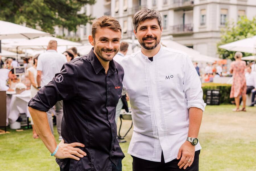 Guy Ravet und Sven Wassmer GaultMillau Garden Party