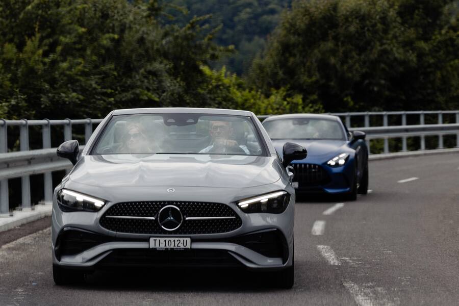 Mercedes-Benz Ausfahrt mit kulinarischer Begleitung von Marco Campanella, 08. Juni 2024, Hotel Eden Roc in Ascona, Copyright Roy Matter