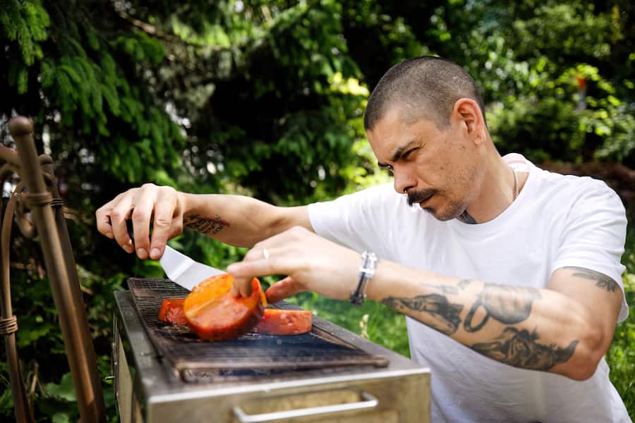 Recette barbecue vegan Luciole La Chaux-de-Fonds Danny Baker