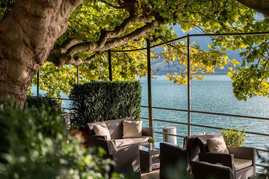 Restaurant Sternen in Walchwil, Terrasse