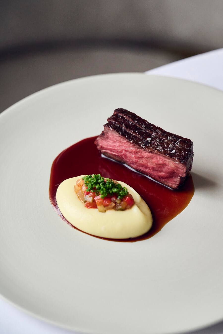 Alte Milchkuh von der Hinterhofmetzgerei