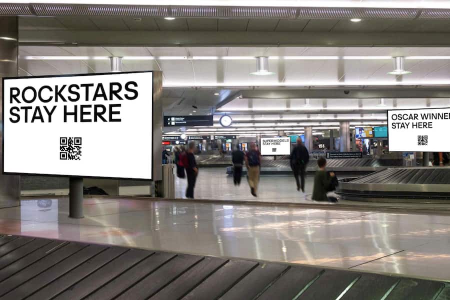 The Dolder Grand, Zürich, ZH, Werbung am Flughafen