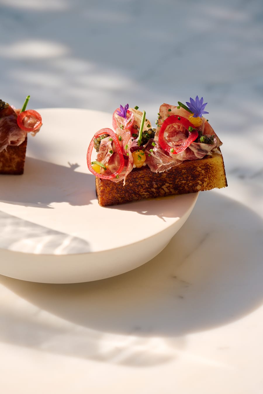 Wagyu-Kaviar-Toast im Marguita