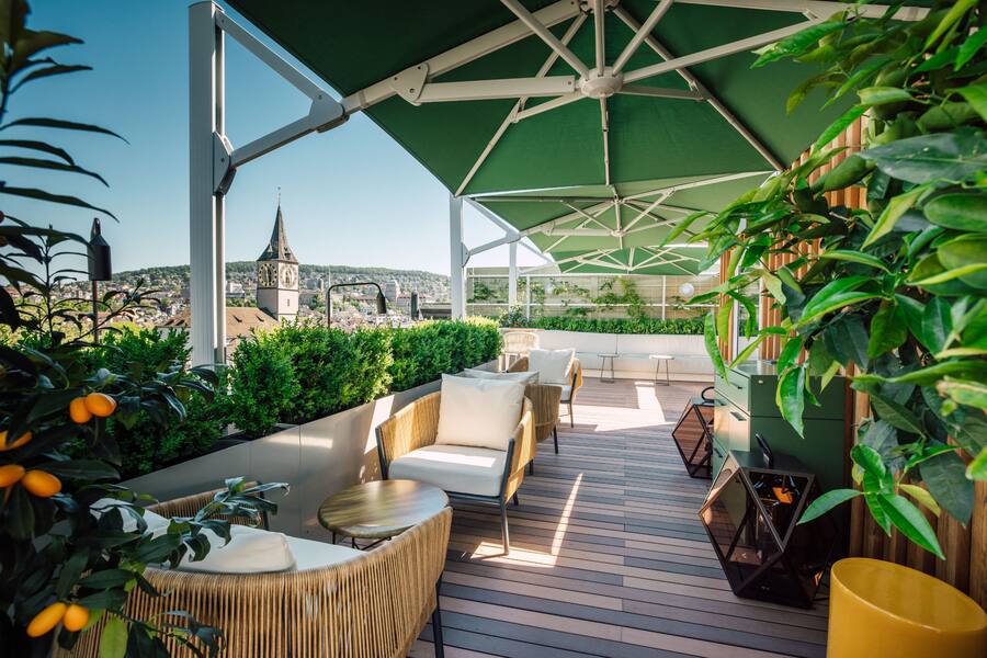 Eröffnung Rooftop-Bar Savoy Zürich Rooftop Bar 1838, Mandarin Oriental Savoy Zurich, ZH