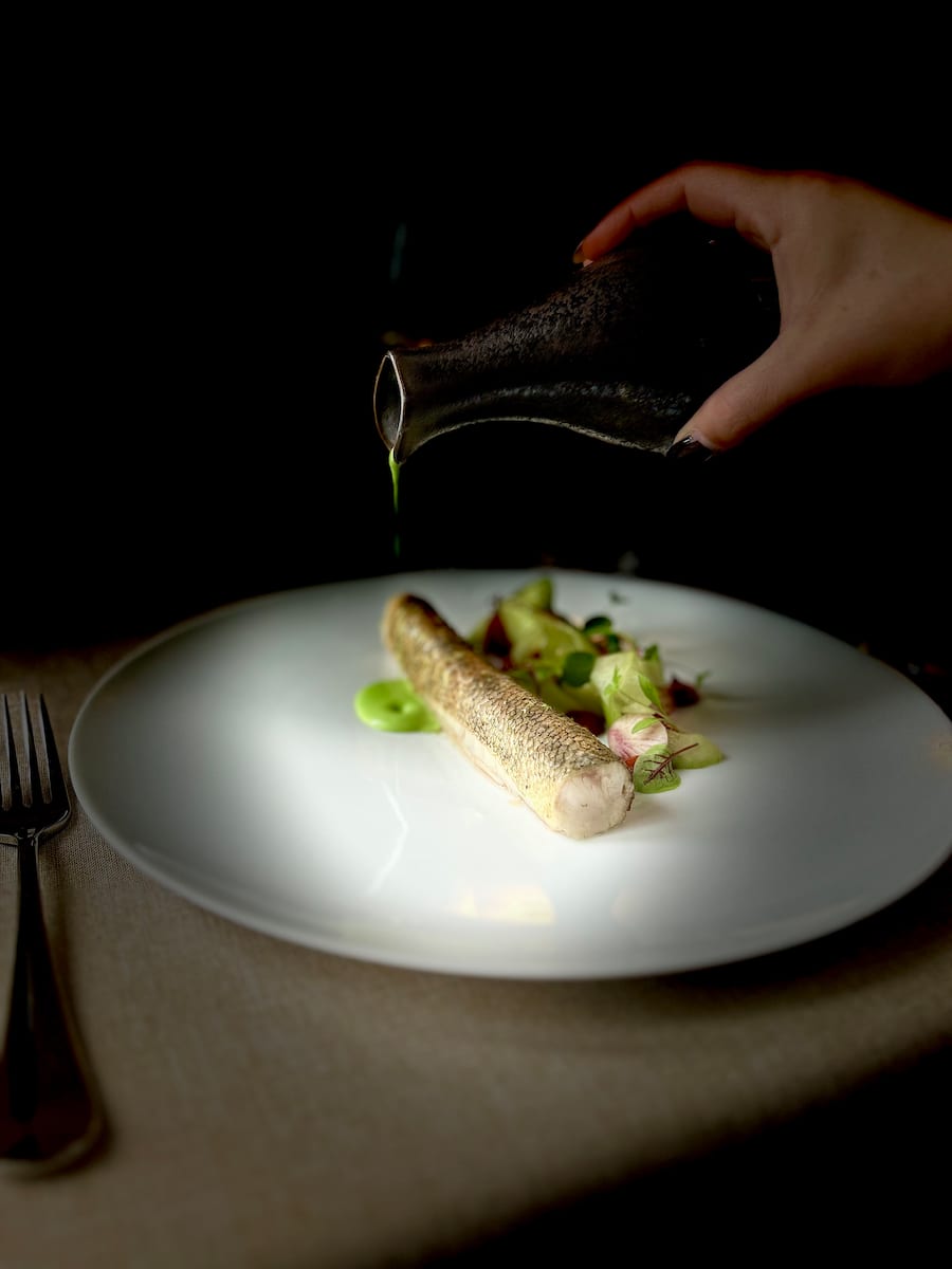 Filet de sandre, crème à l'oseille