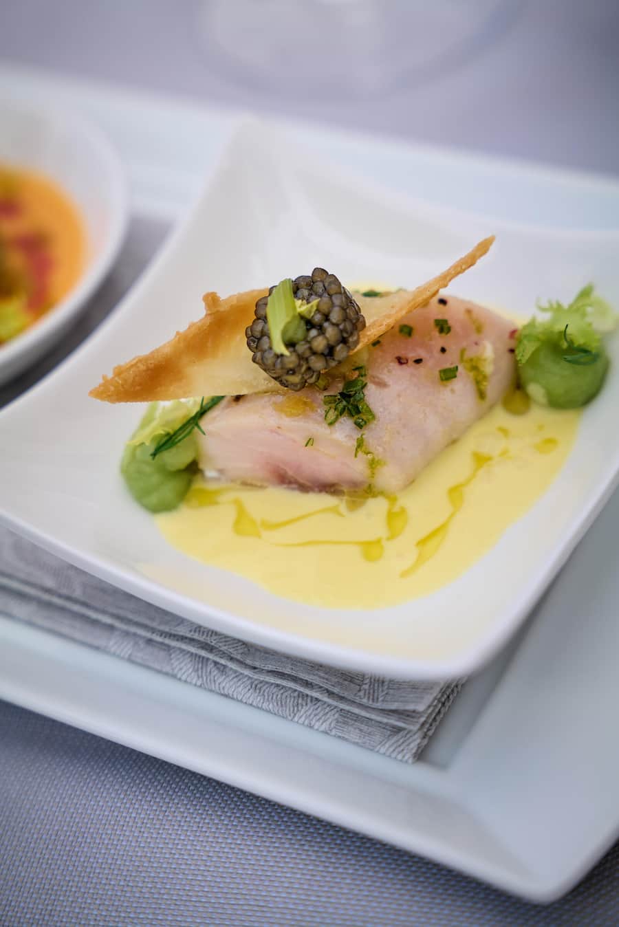 Gland, le 17 juillet 2024, Franck Giovannini au Golf du Domaine Impérial, nous présente un parcours gourmand avec lâASGI de 9 plats avec son team de lâhôtel de ville de Crissier fera du Léman au Dézaley et caviar © sedrik Nemeth