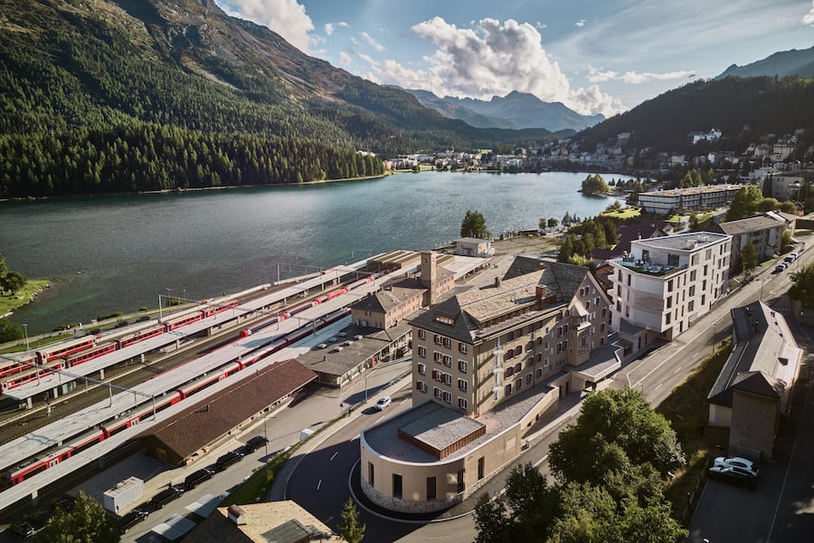 «Grace La Margna»: Das neue Fünfsternehotel beim Bahnhof. Jugendlich frisch, 365 Tage im Jahr geöffnet,