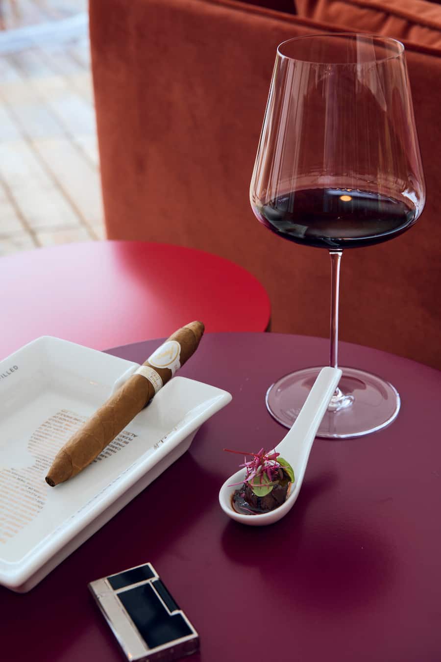 Heiko Nieder mit Florentina Denz und Sam Reuter, Davidoff, The Dolder Grand, ZA 1/4rich, ZH