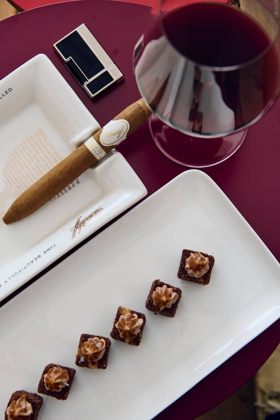 Heiko Nieder mit Florentina Denz und Sam Reuter, Davidoff, The Dolder Grand, ZA 1/4rich, ZH