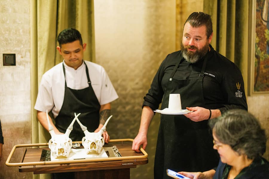 Hirschmilch Schädel