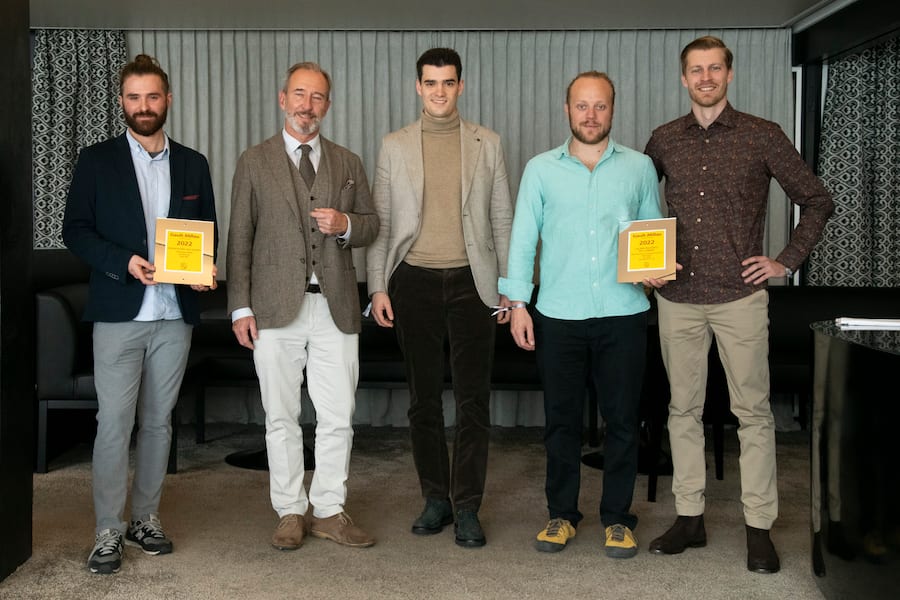 Knut Schwander Jacques Allison Christian Aeby Maël Gross Christophe Genetti