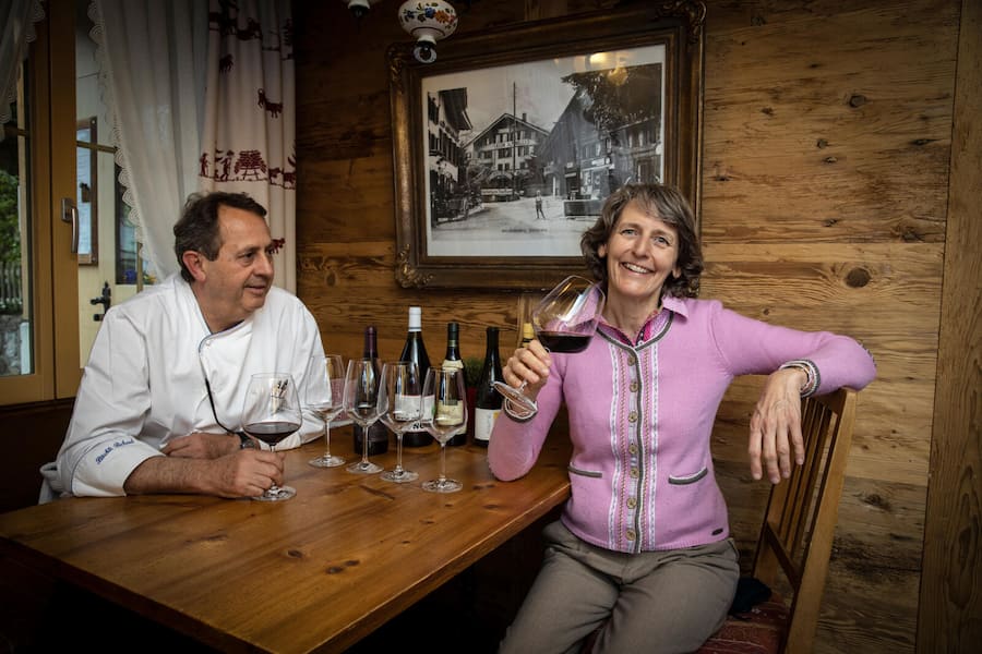 Ad Brienzer-/Thunersee, Richard Stöckli, Alpenblick