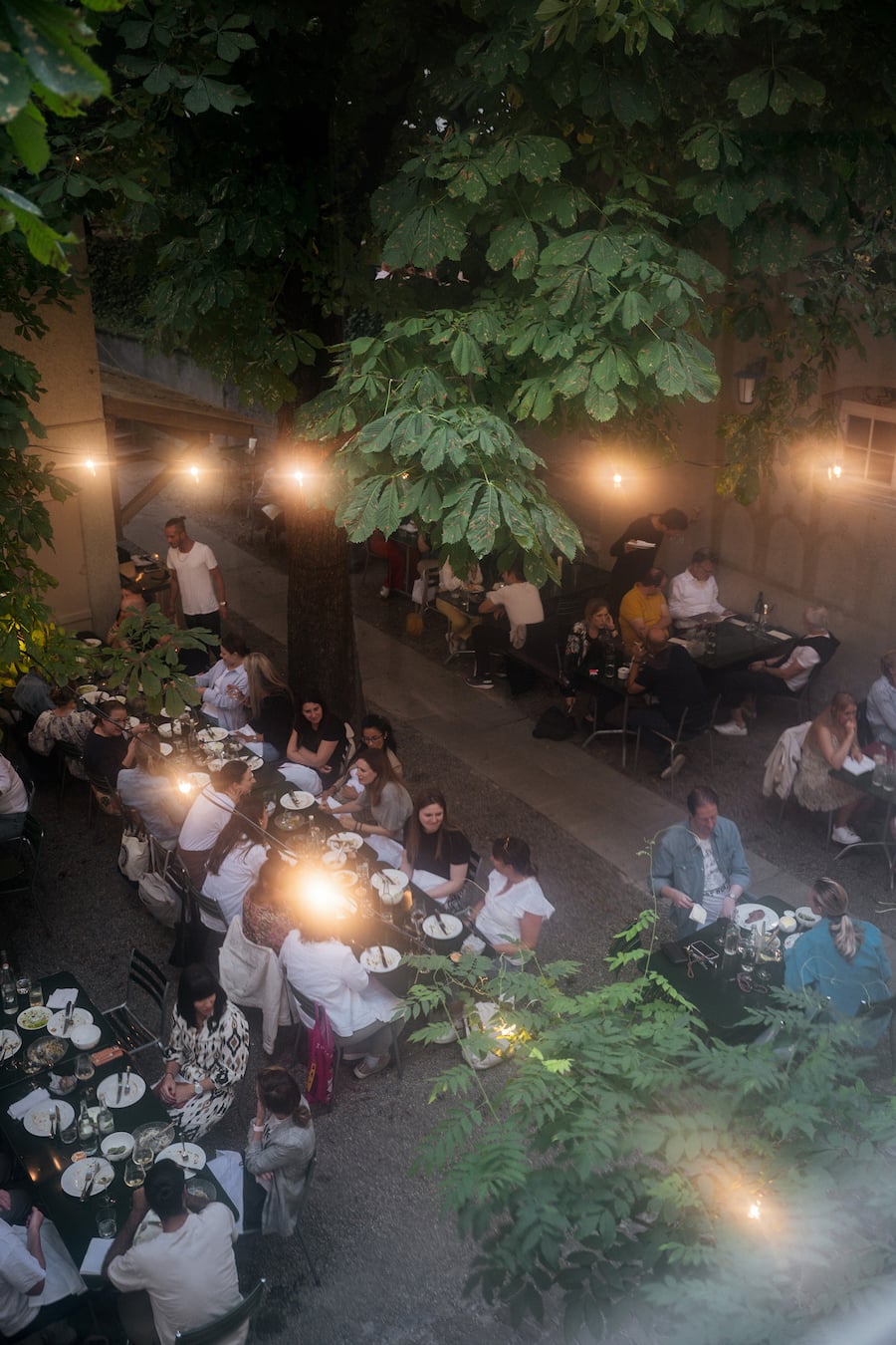 David Schnapp bei Nenad Mlinarevic im Neumarkt Zürich - Schnapp hilft in der Küche