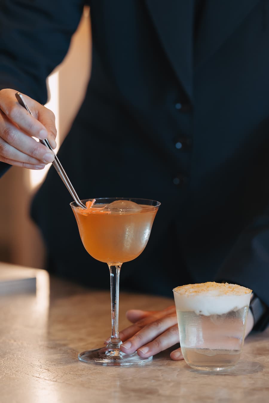 Drinks, Anne-Sophie-Pic-Style: «Ocre» & «Pétales Tombés».