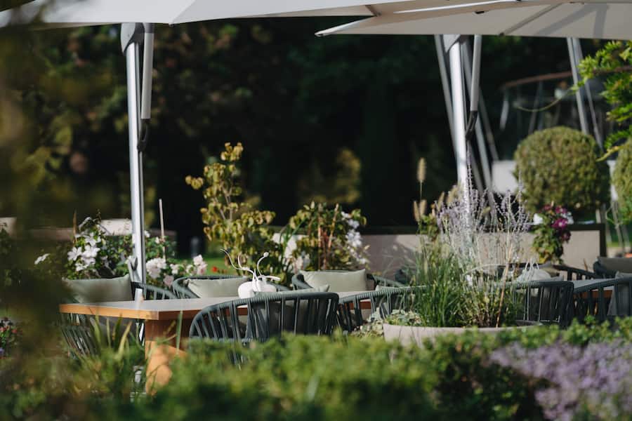 Traumhaft: Der «Table d’hôte» im Garten des «Beau-Rivage Palace» in Lausanne.