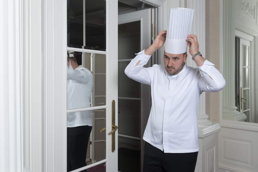 Baur au Lac Küchenchef Maximilian MüllerFotografiert am 12.03.2024